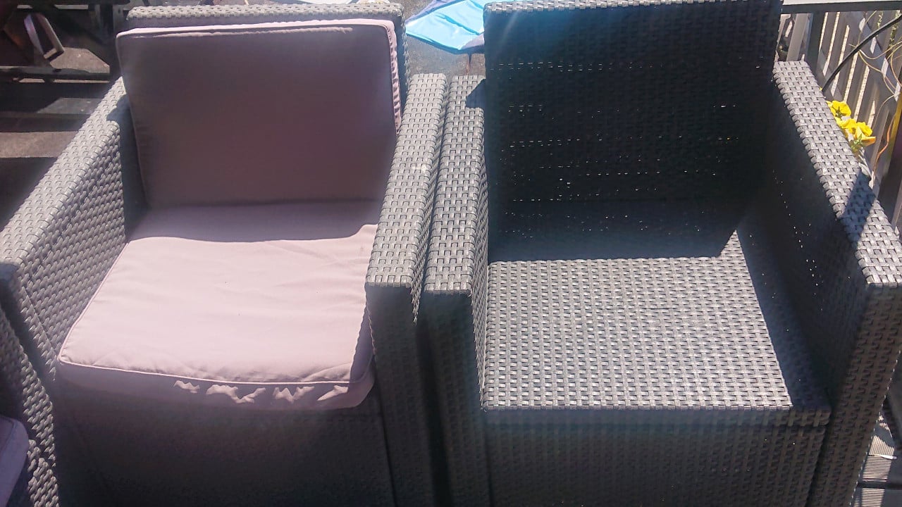 Wicker tuinset