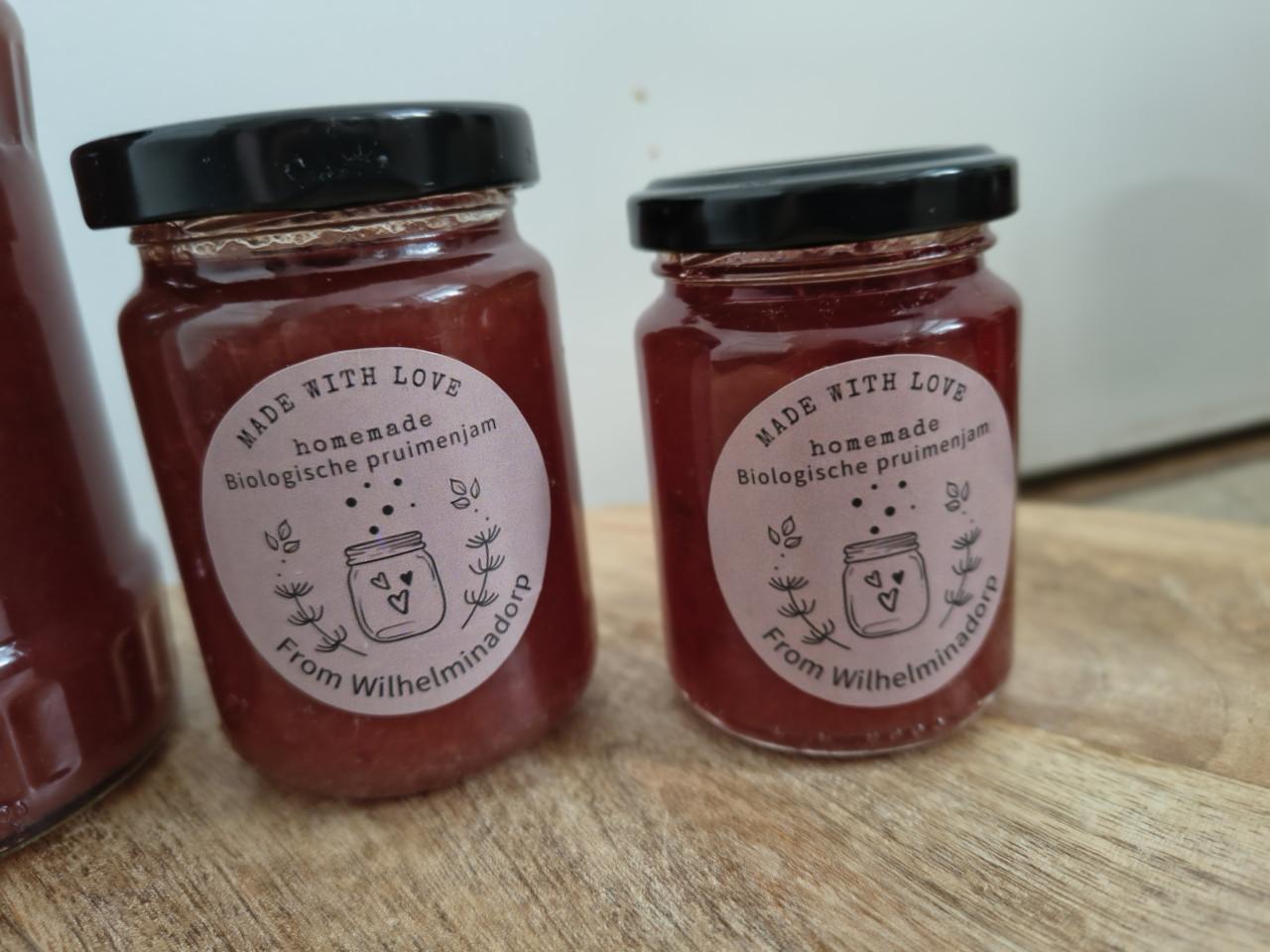 Biologische pruimenjam! Onbespoten pruimen - jam. NIEUW.