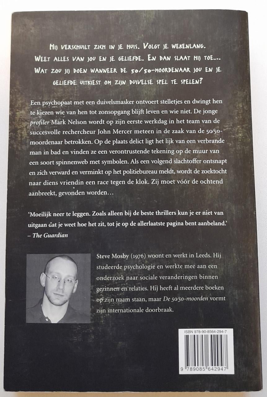 Steve Mosby - De 50/50 moorden