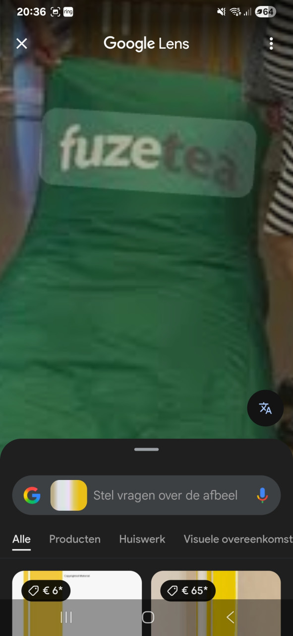 Zit zak  fuze thea nieuw