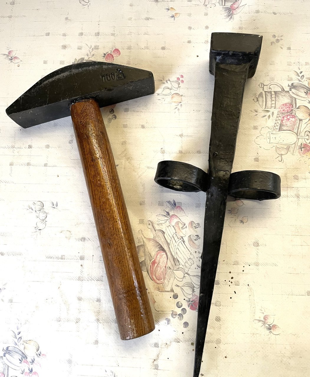 Oud landbouwgereedschap