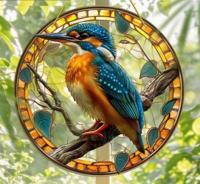 Raamhanger ijsvogel
