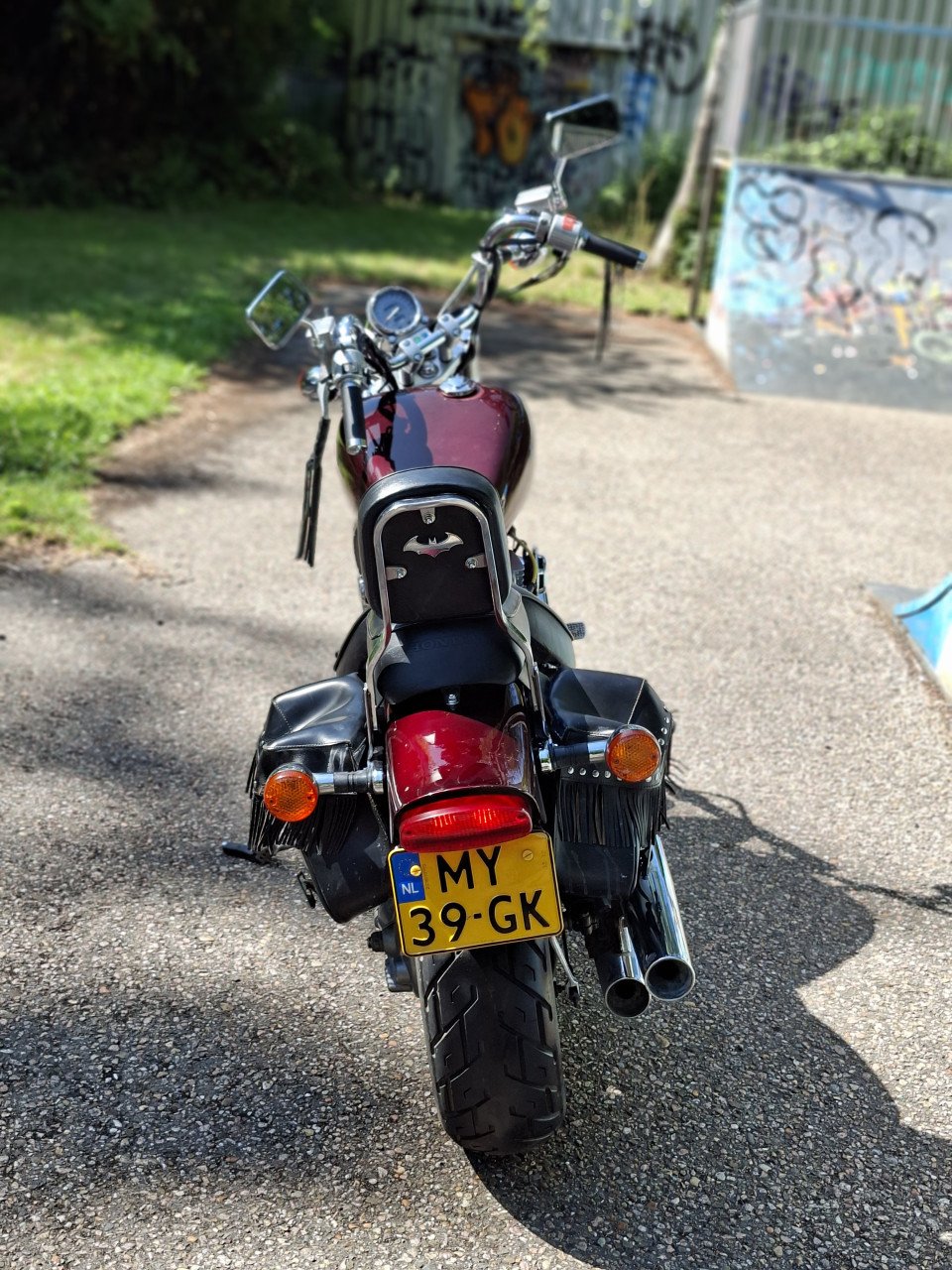 Honda Shadow VT-1100 met 13.000 mil op de teller bj 1987