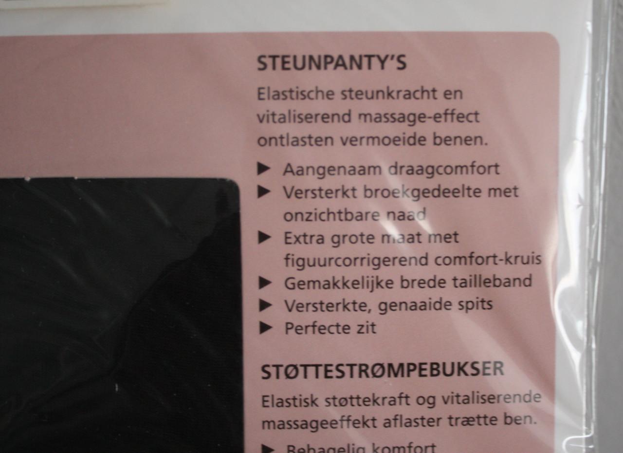 Nieuwe panty zwart  maat 38-40