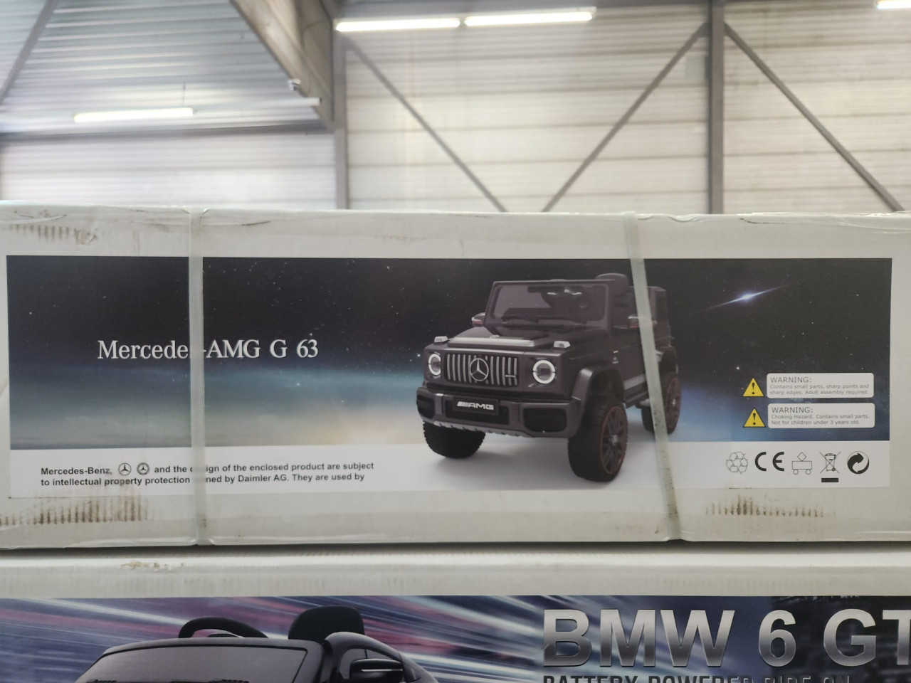 Mercedes Benz G63 AMG Zwart 12V Kinderauto met Afstandsbediening