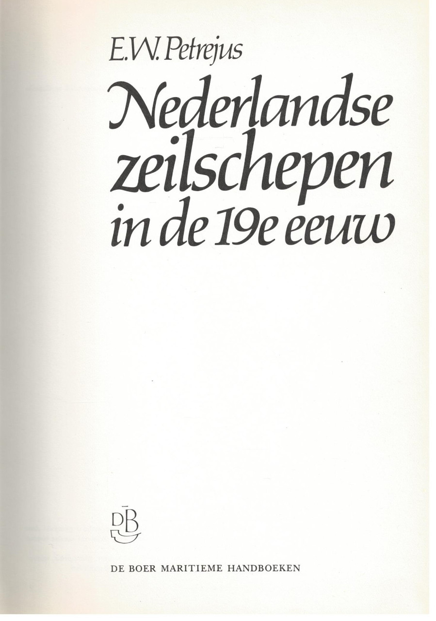Nederlandse zeilschepen in de 19e eeuw