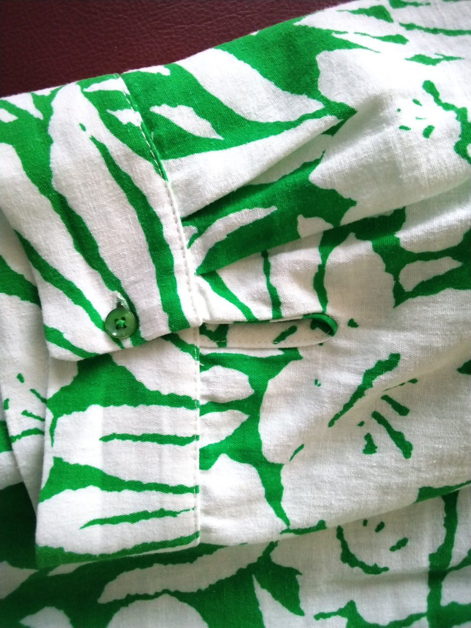 Groen/ witte jurk merk Kyra