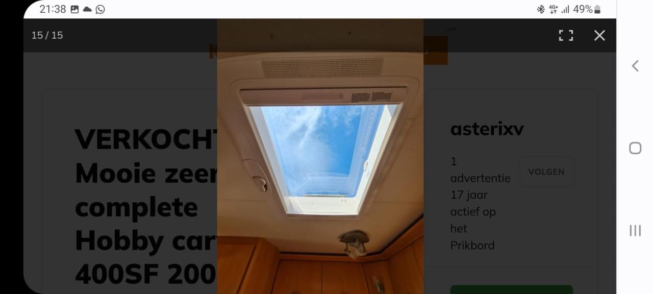 Prachtige caravan: Hobby 400SF de luxe