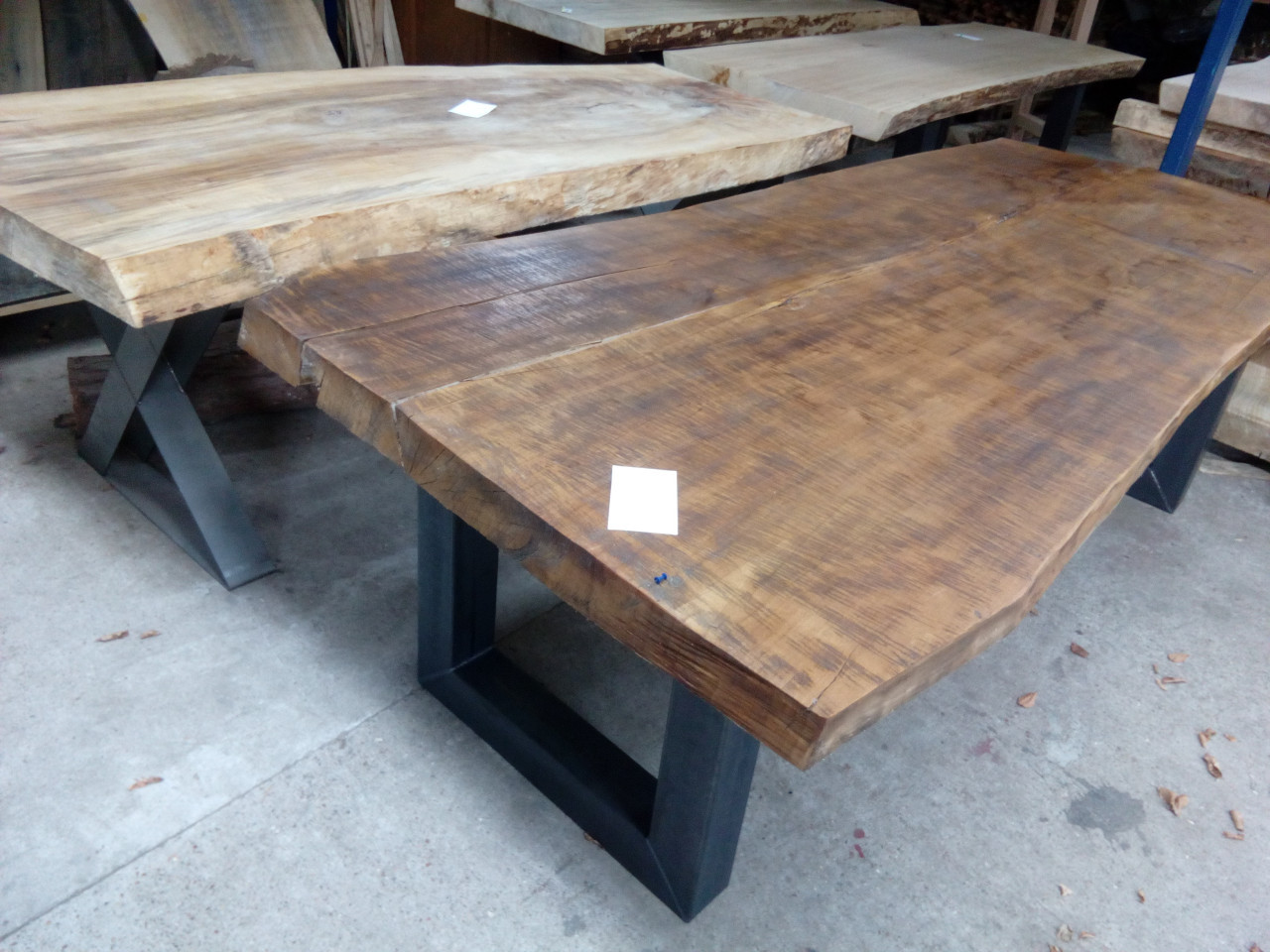 Boomstamtafels Tafelbladen - Planken in boomstamvorm decoratie bar Salon