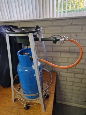 Wokbrander voor buiten.