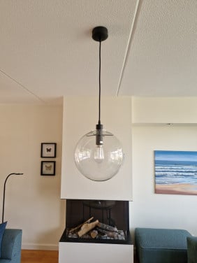 Mooie glazen hanglamp