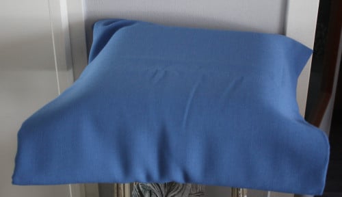Lap stof donker blauw