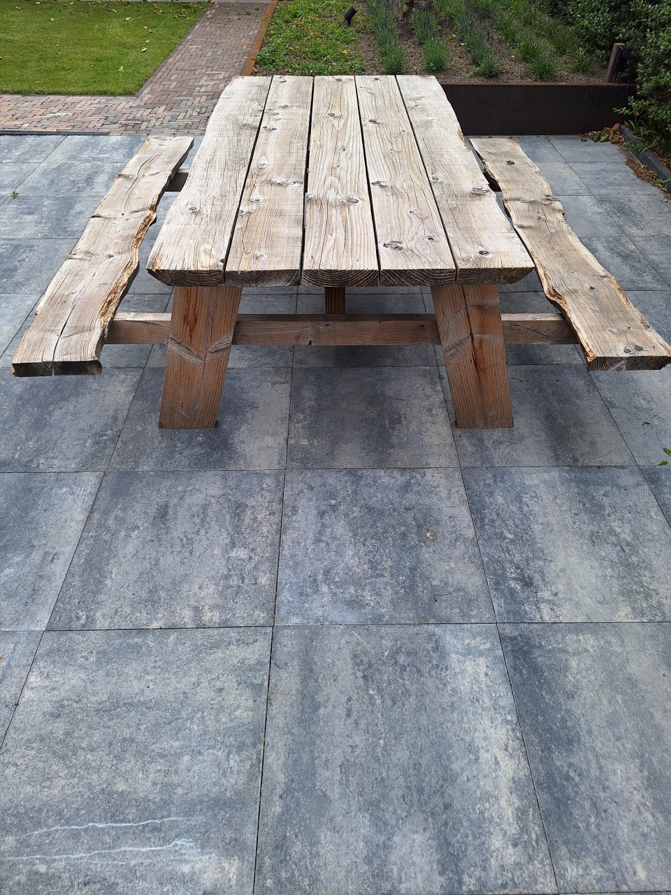 Robuuste Douglas houten picknicktafel