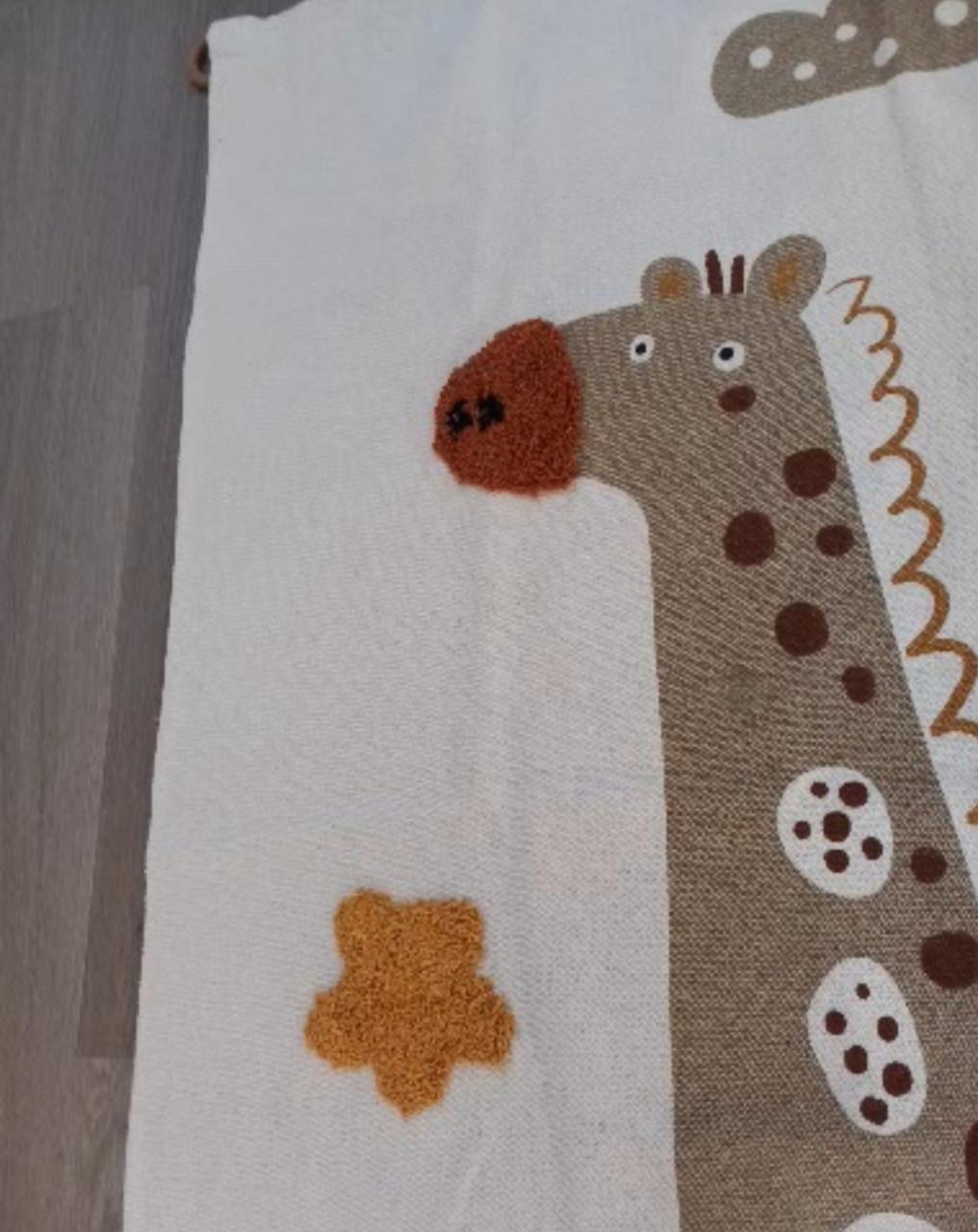 Wandkleed Stof Giraffe