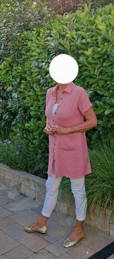Roze tuniekblouse