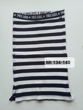 Zwart-wit gestreept stretch rokje van WE Mt 134-140