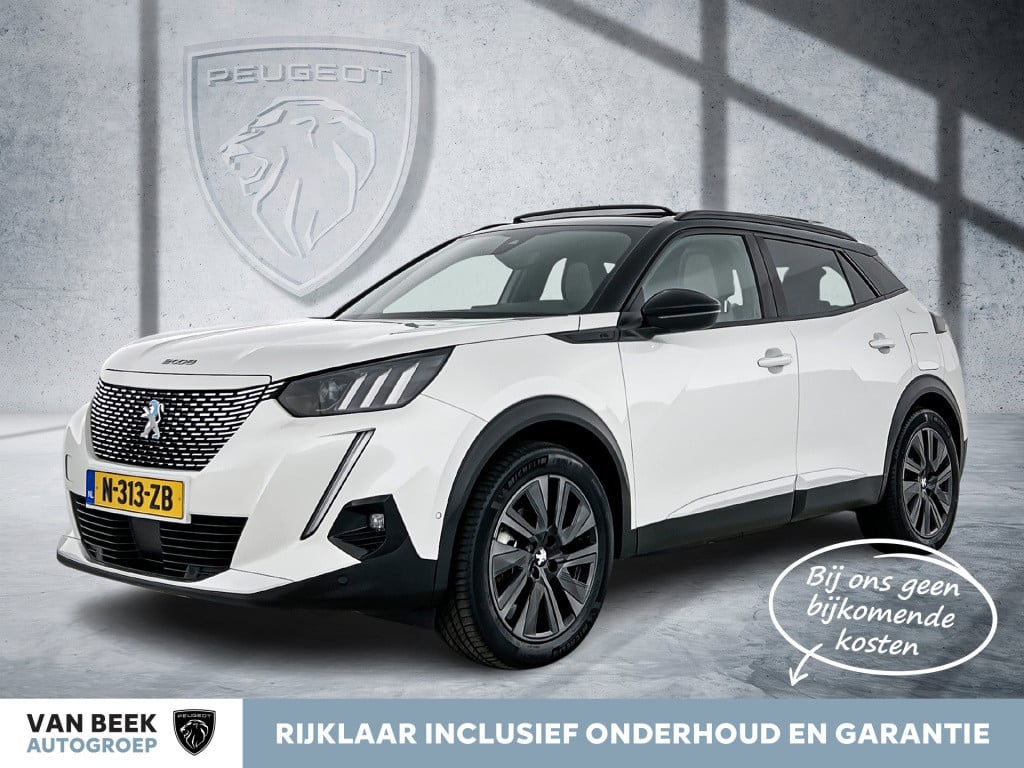 Peugeot E-2008 ev gt pack 50 kwh | rijklaar | trekhaak | panorama dak | sto