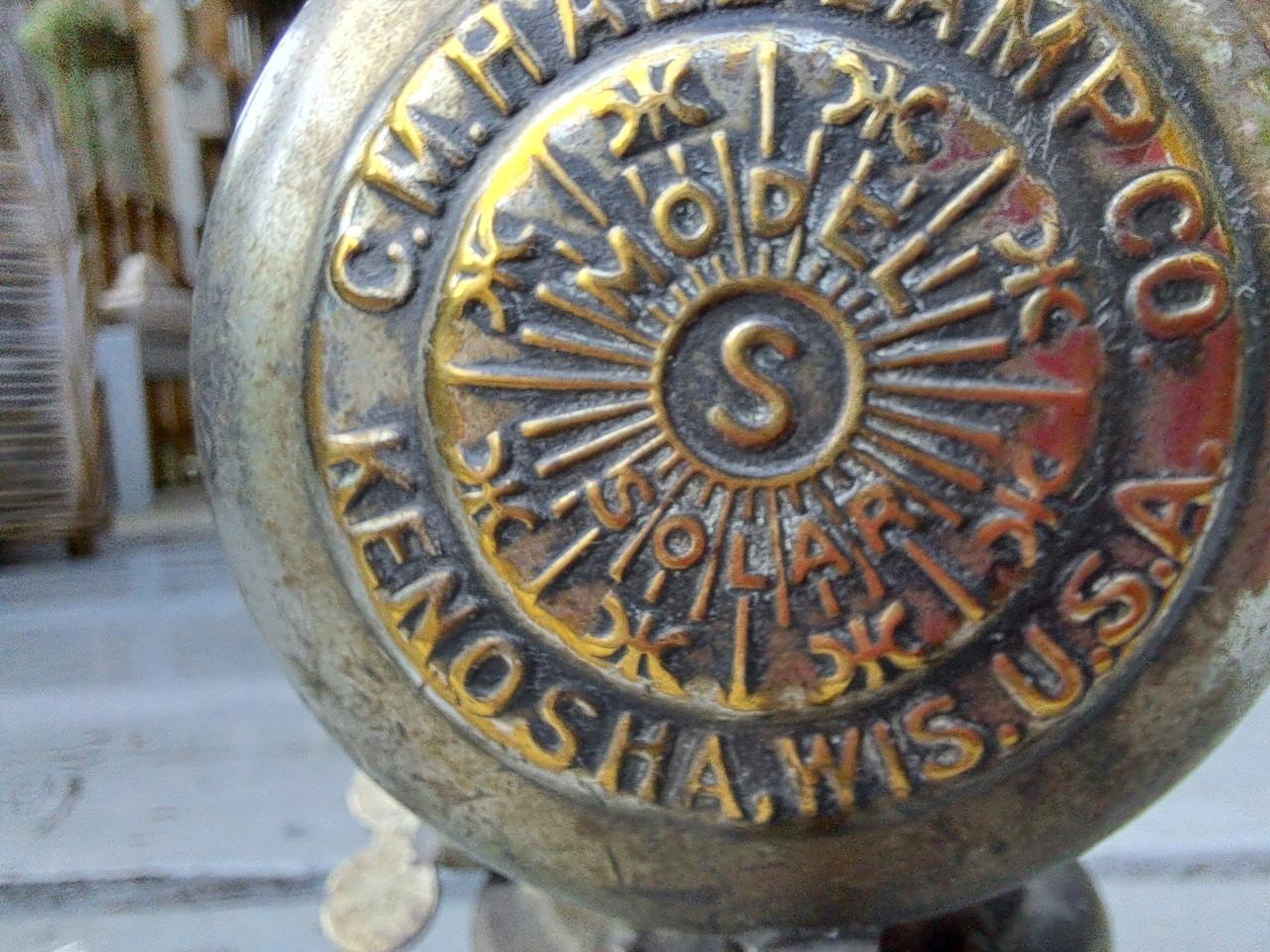 Ww2 omgebouwde carbidlamp