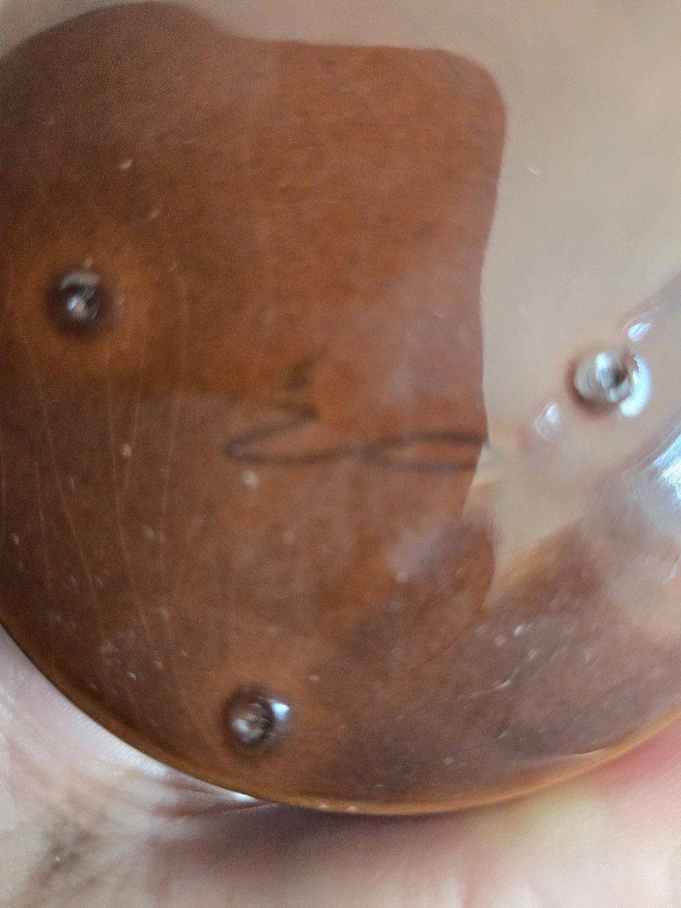 Keramiek vaasje Bruin met druip effect 13.5 cm
