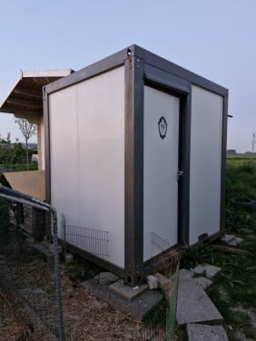 Douche-unit + 120 liter boiler