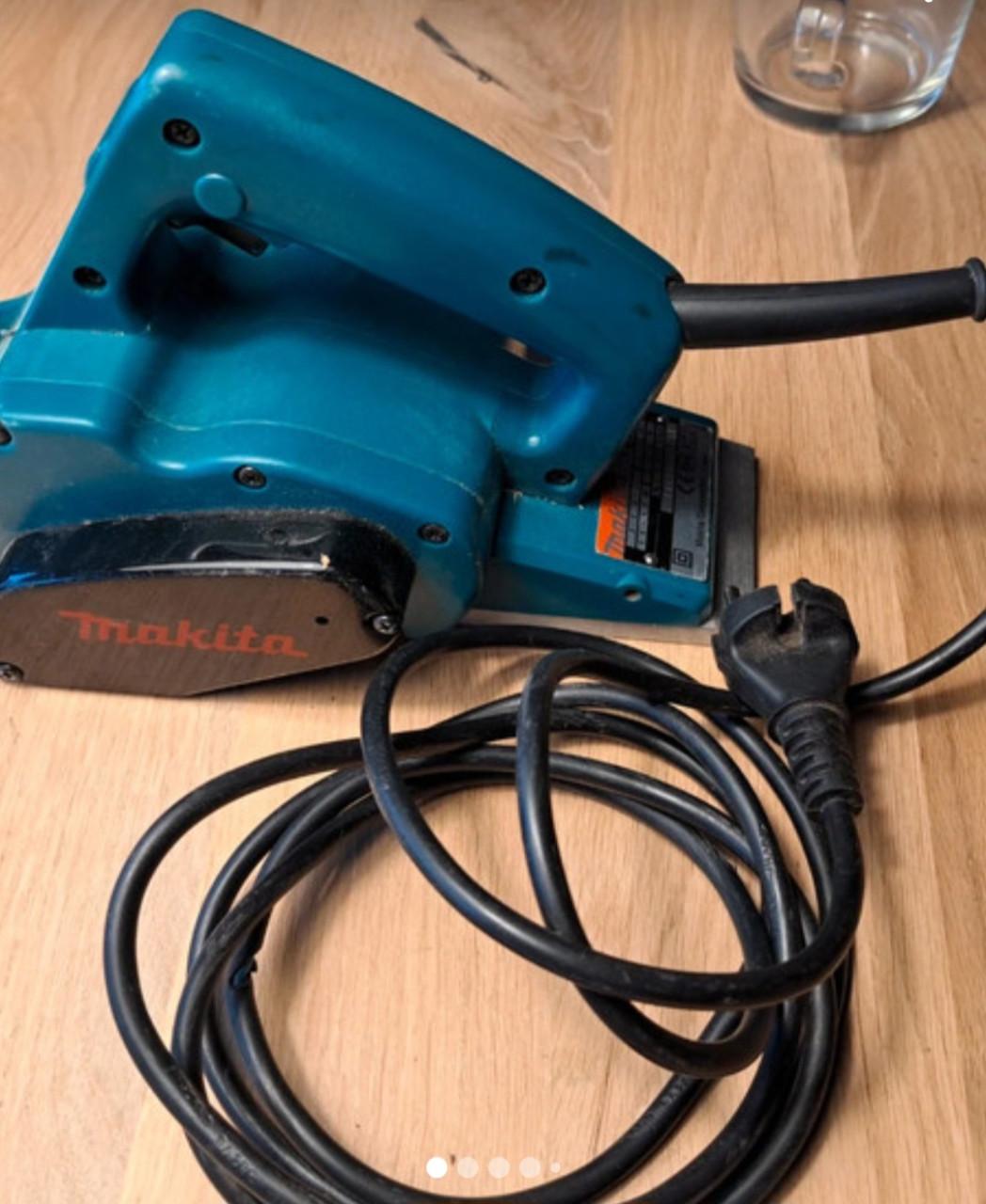 Makita schaaf type 1901 compleet in metalen box