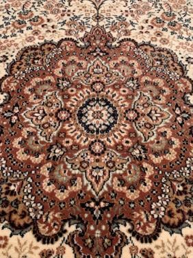 🤎Schitterend Sfeervol Rond Vintage Vloerkleed in Nieuwstaat🤎