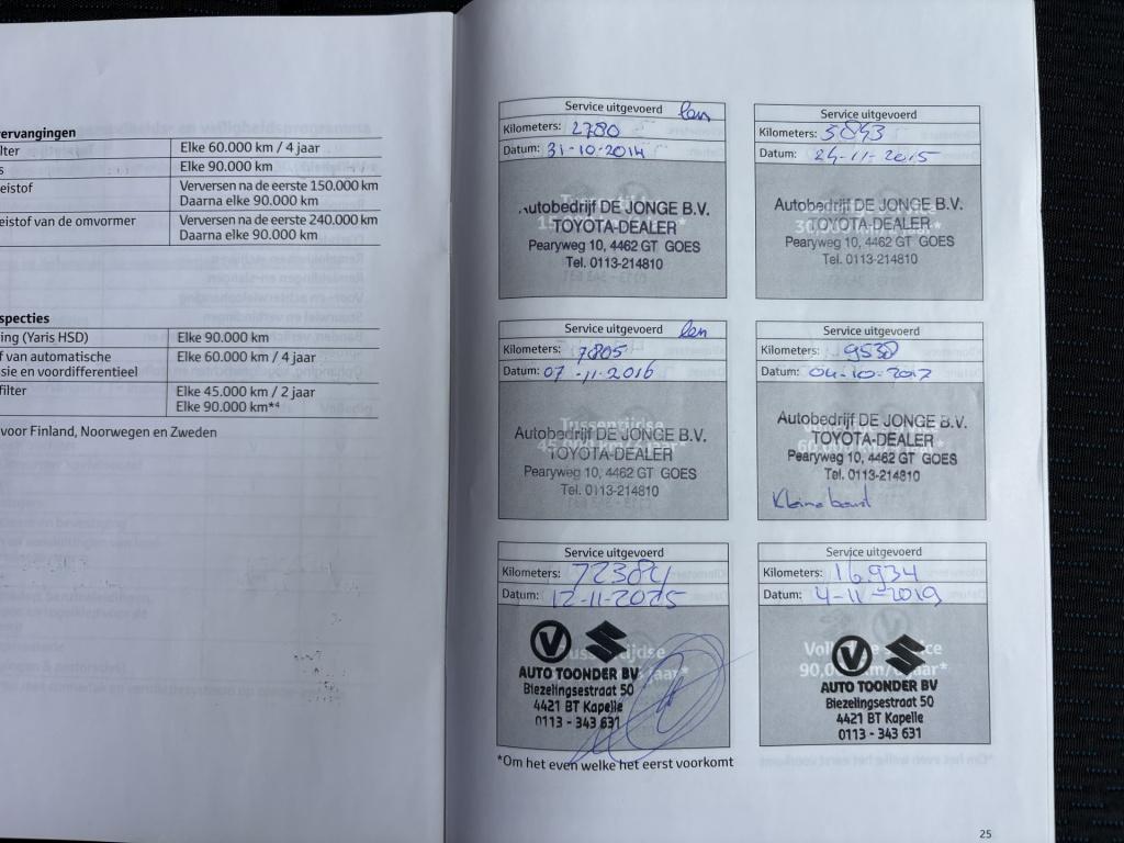 Toyota Yaris automaat 1.5 full hybrid aspiration