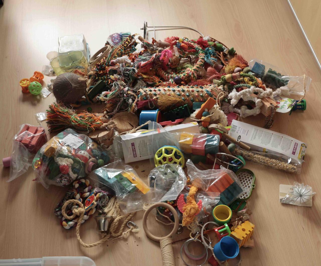 Papegaai of grote parkiet speelgoed