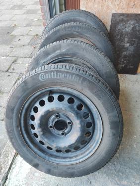 4 Winterbanden met velg 185/65R15
