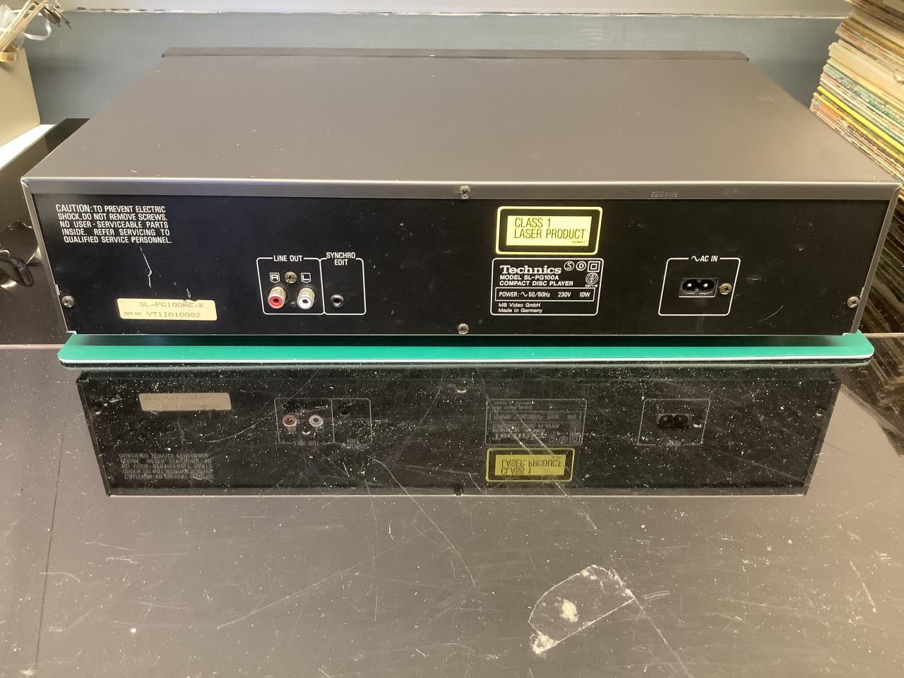 Cd speler TECHNICS TYPE SL-PG100A