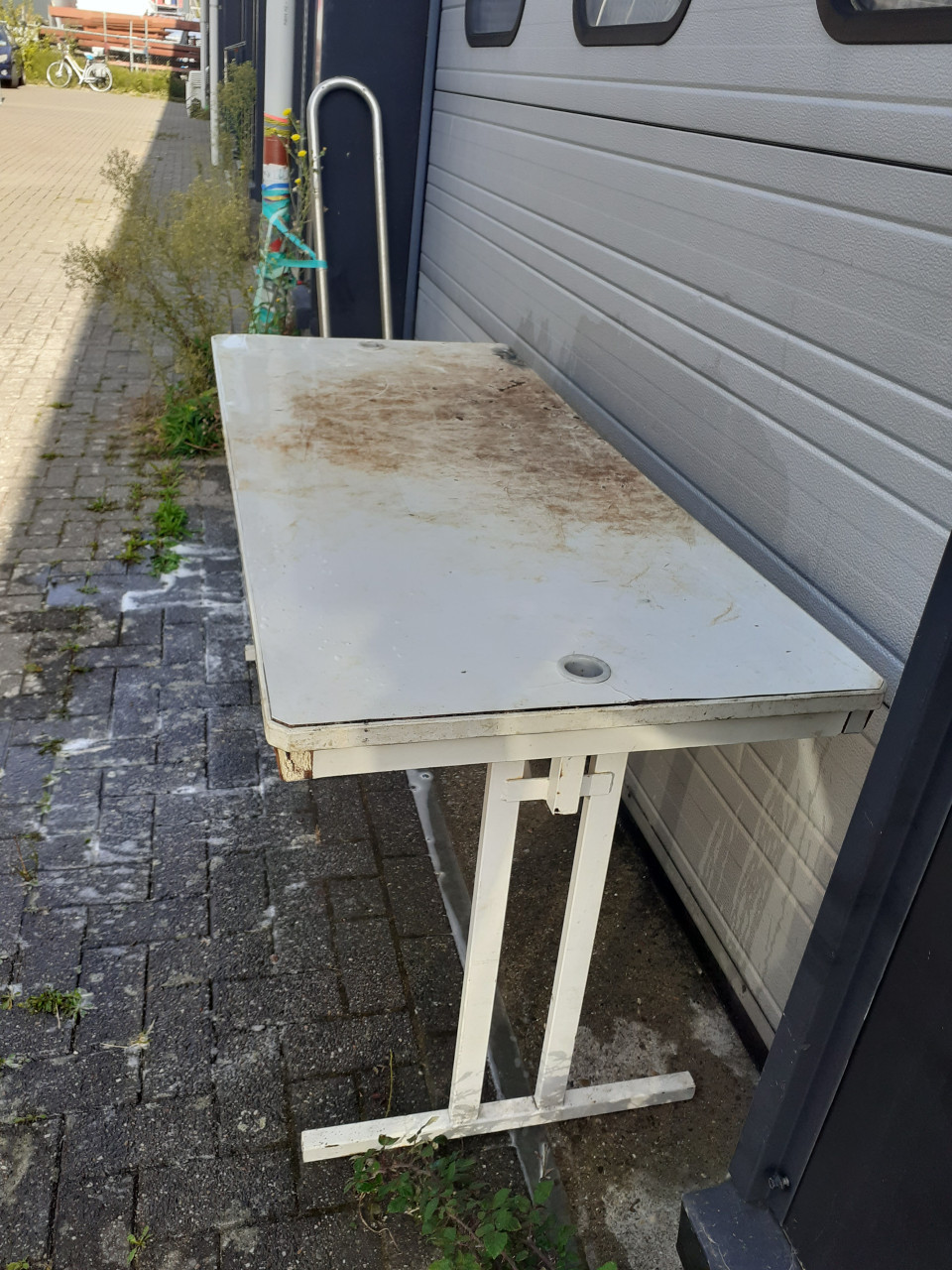 Grote werkbank met opvouwbare poten..! of marktkraam.?