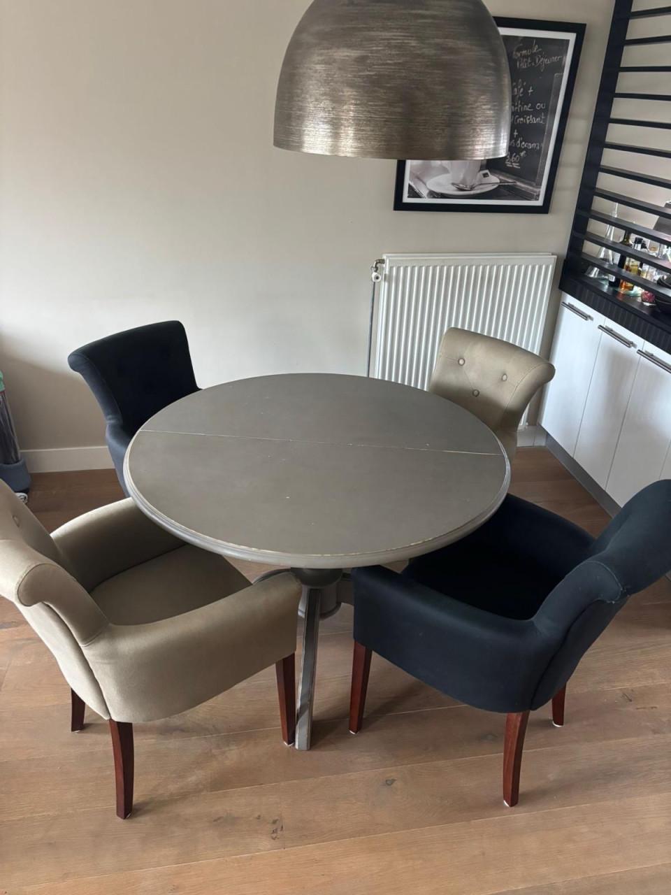 Eettafel olijf groen 107cm