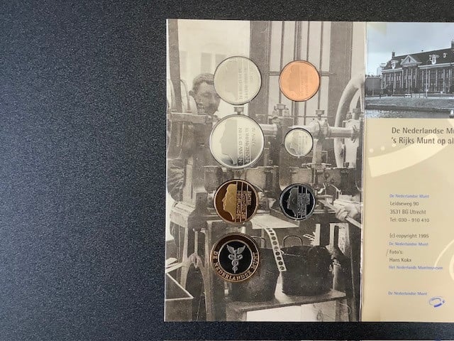 Holland Coin Fair herdenkingsset 1995 “Ook ‘s Rijks Munt”.