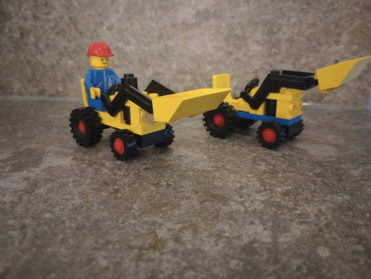 Lego 6603 Shovel Truck (2x)