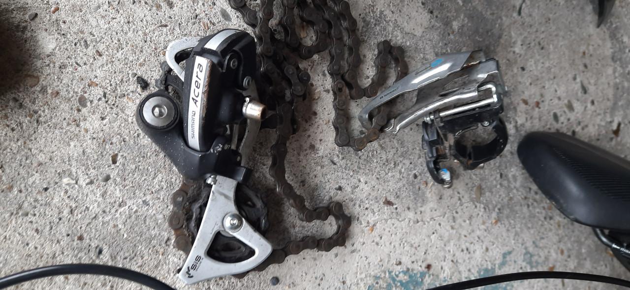 Onderdelen voor cube mtb 27.5 inch alles exclusief frame 2 a 3 jaar oud