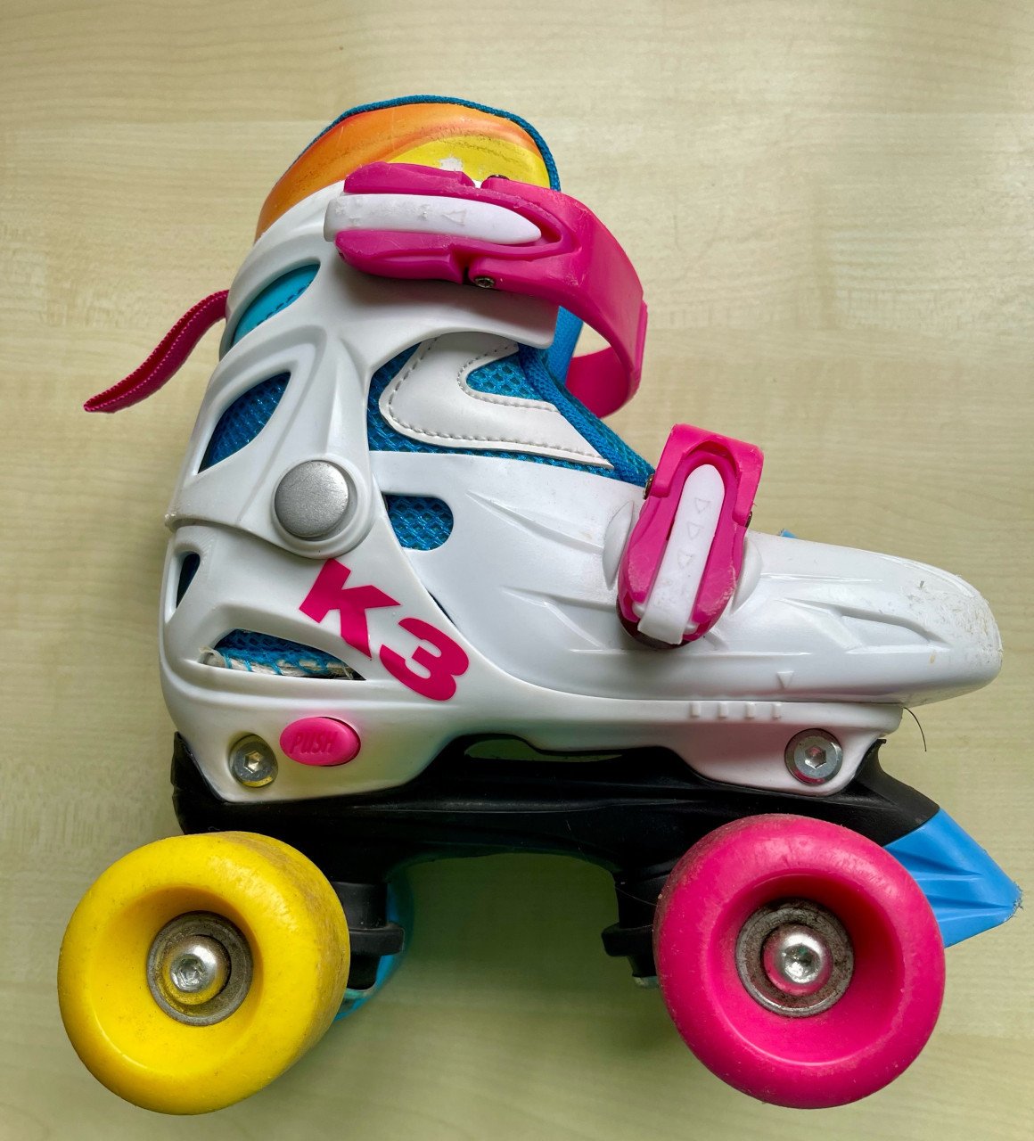 Kinder rolschaatsen K3 maat 23-27