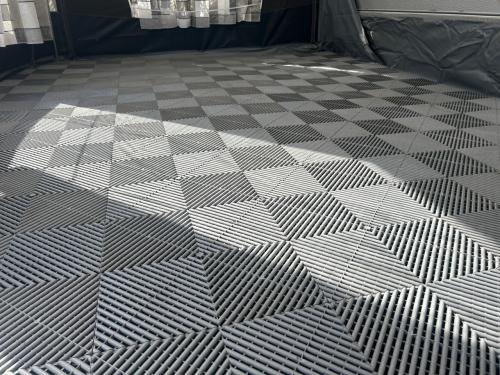 Caravan voortent vloer