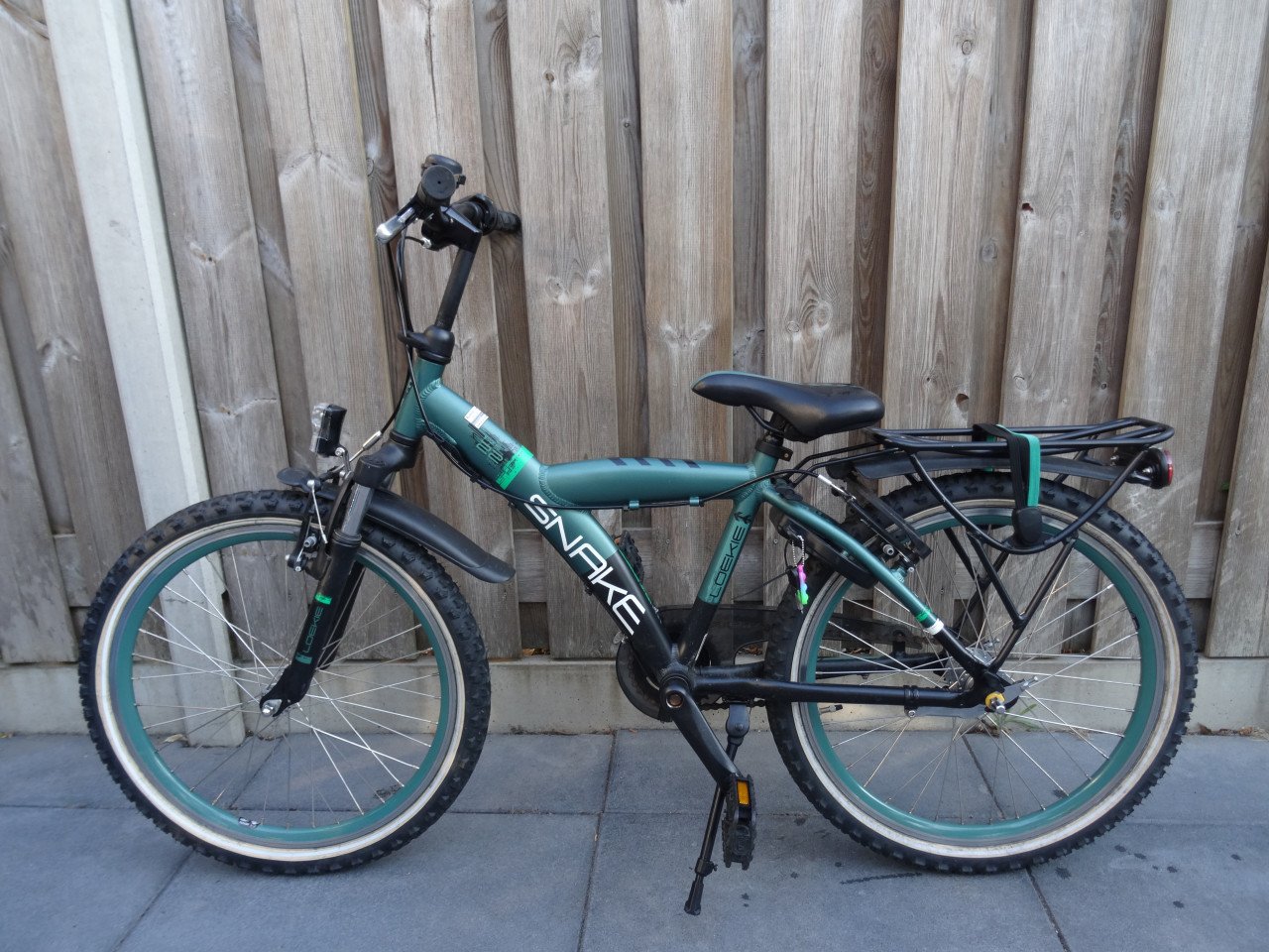 Loekie Snake 22 inch jongensfiets 3 versnellingen