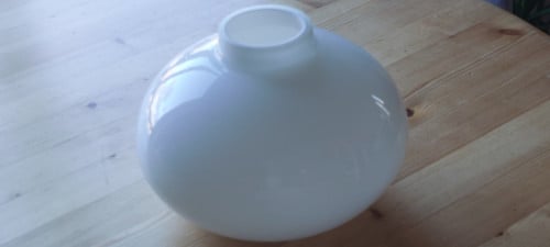 Vaas opaline wit