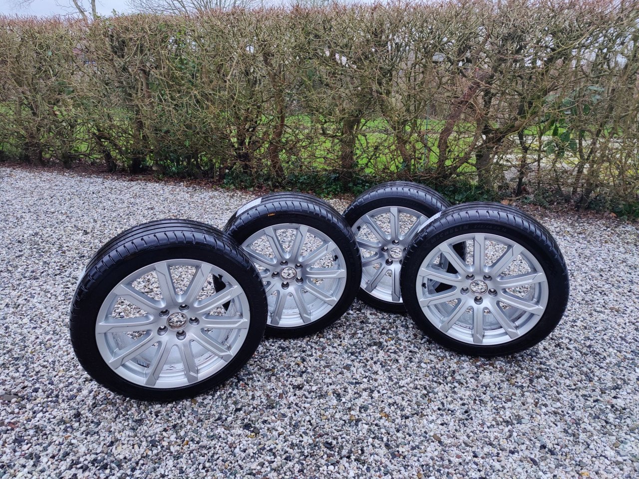 Originele 18 Inch Audi A4 velgen + Michelin Pilotsport zomerband