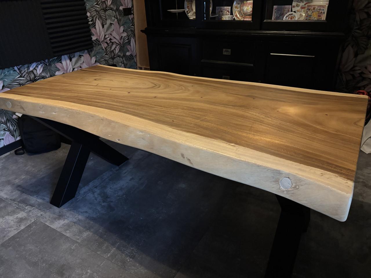 Boomstam tafel suar 180x 80