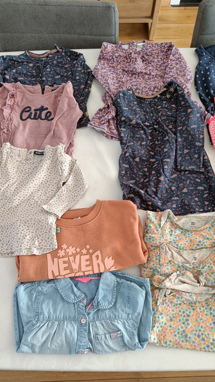 42 delig meisjespakket maat  86-93