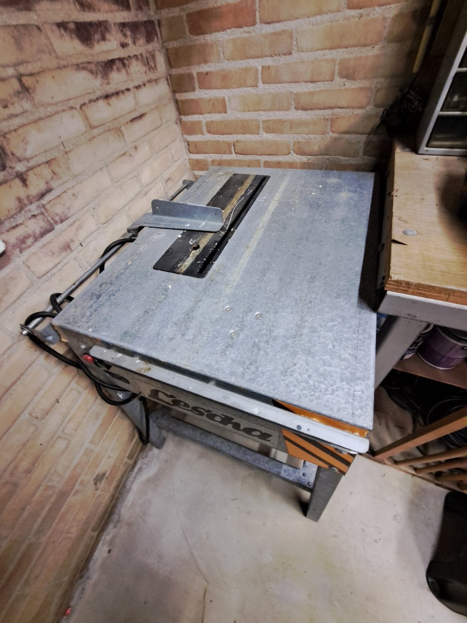 LESCHA bouw- en werkplaatszaagmachine