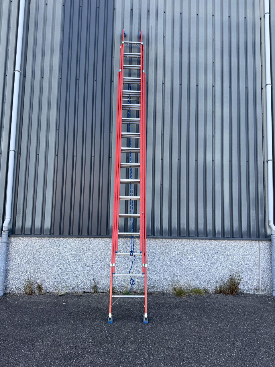 Ladder 2x10 sport kunststof NIEUW