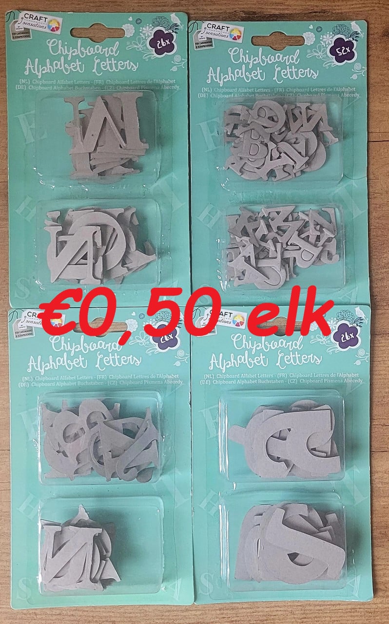 Stencils / Sjabloon, stempels Vanaf € 0,50