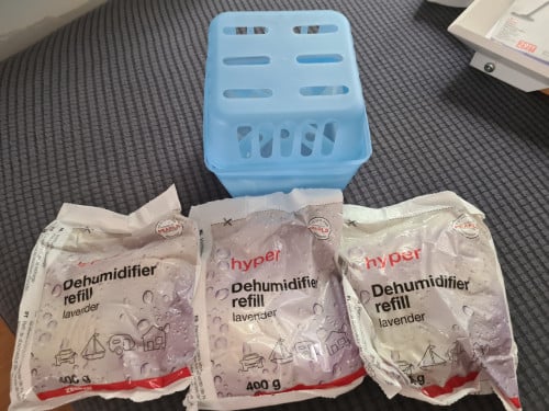 Vochtvreter met 3 zakken navulling