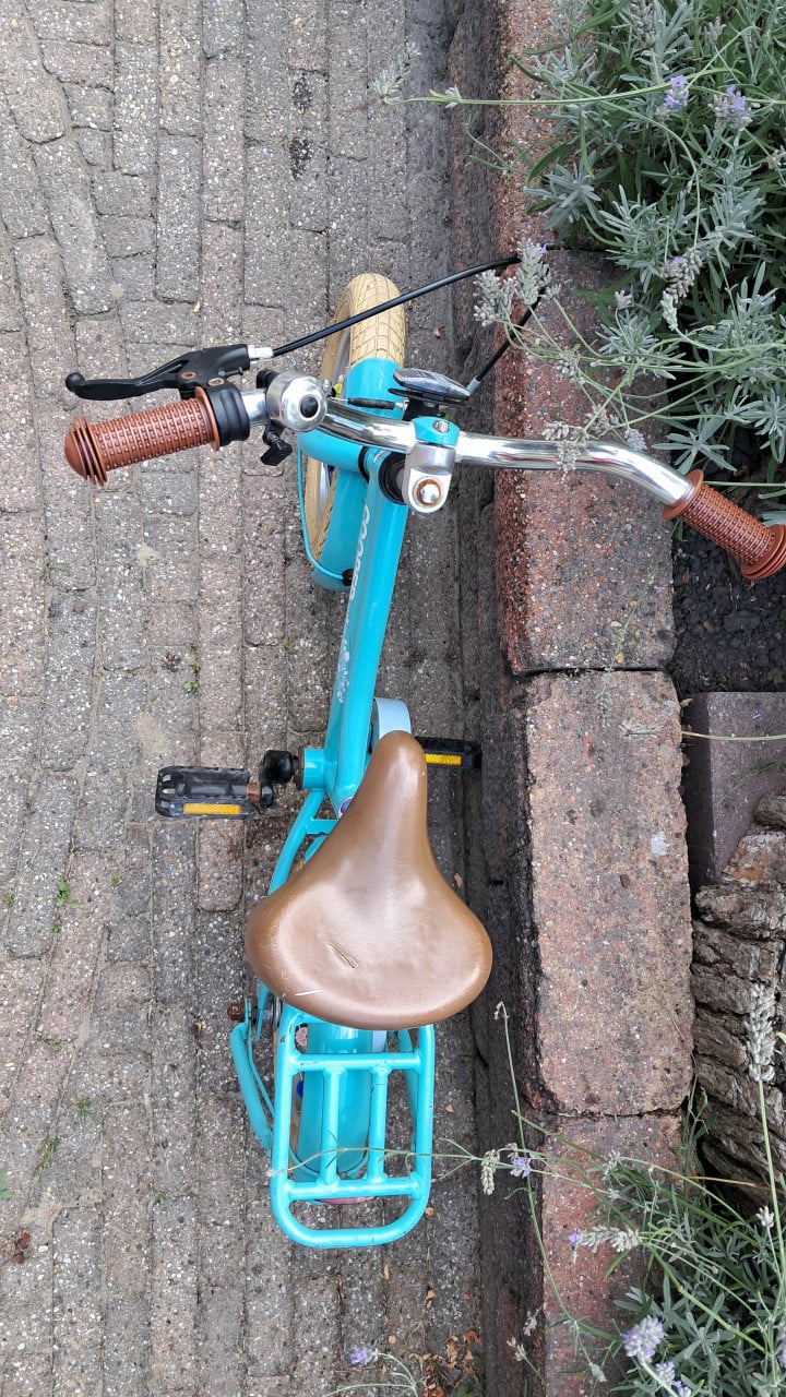 Popal 12,5 inch fiets met zijwielen