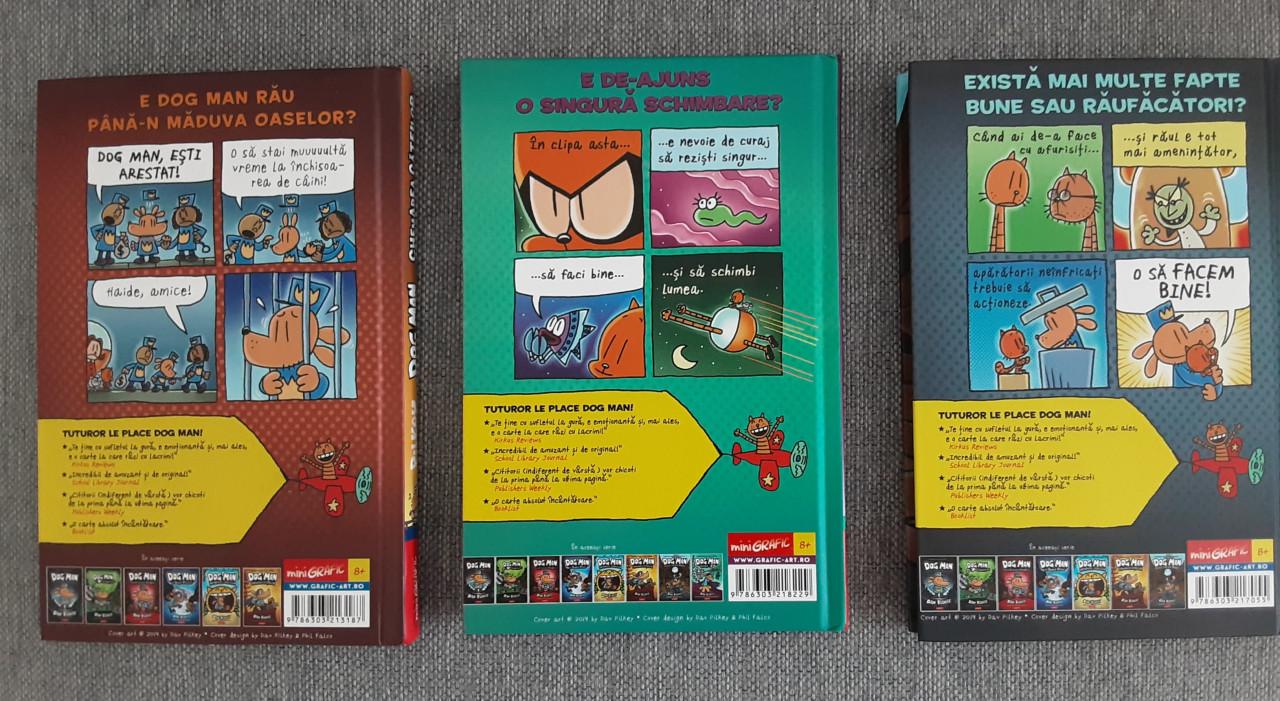 Dogman Kinderboeken - 3 maal (Roemeens)