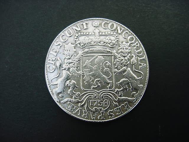 Ducaat Zeeland 1758   Replica !
