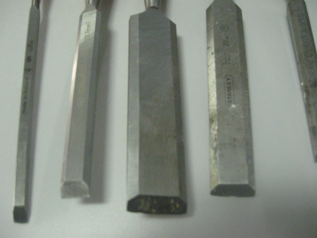 5 Hout beitels